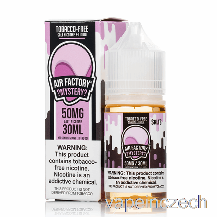 Tajemné Soli - Air Factory Syntetické - 30ml 50mg Vape Pero